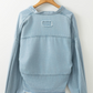 Denim Oversized Top