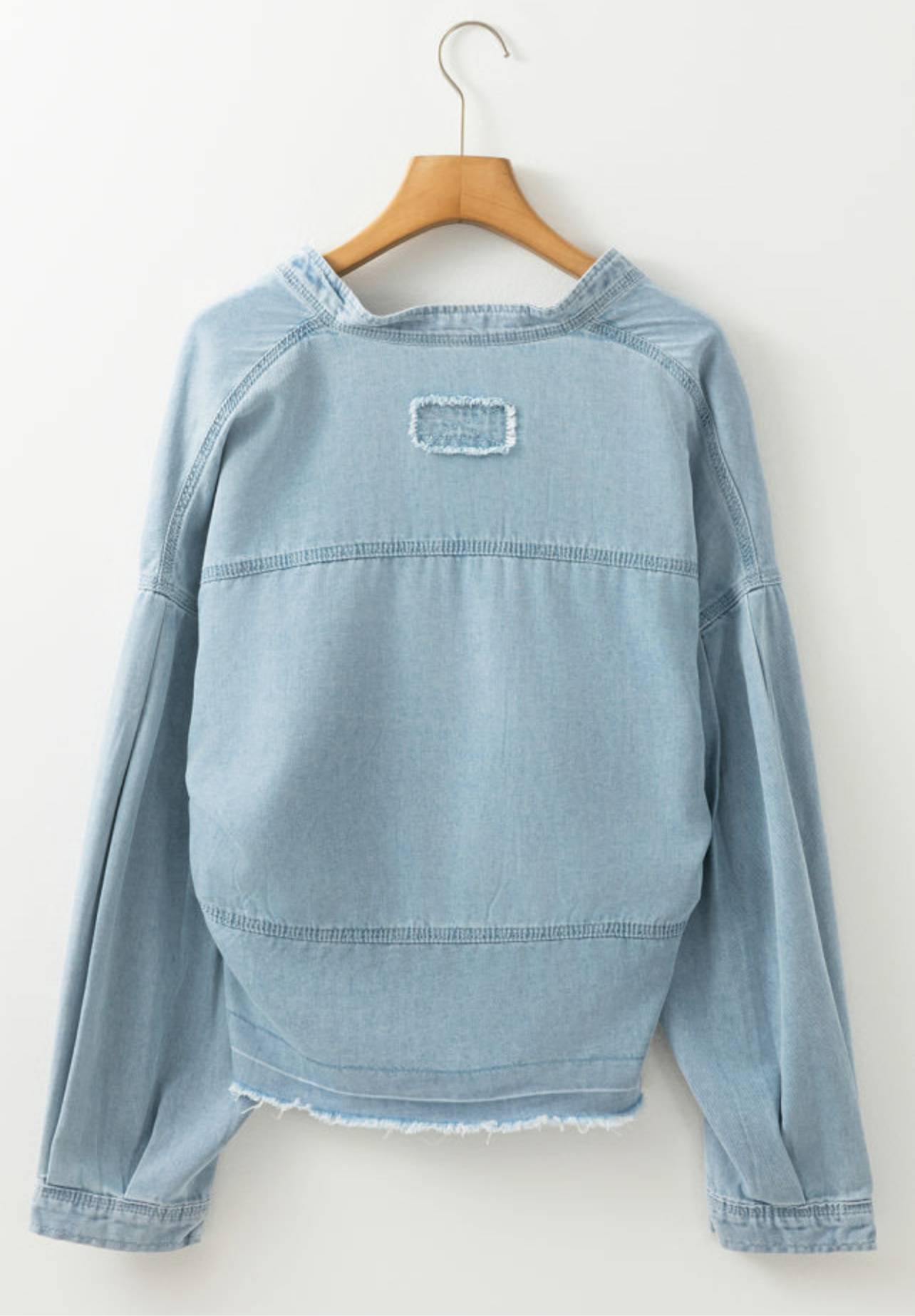 Denim Oversized Top