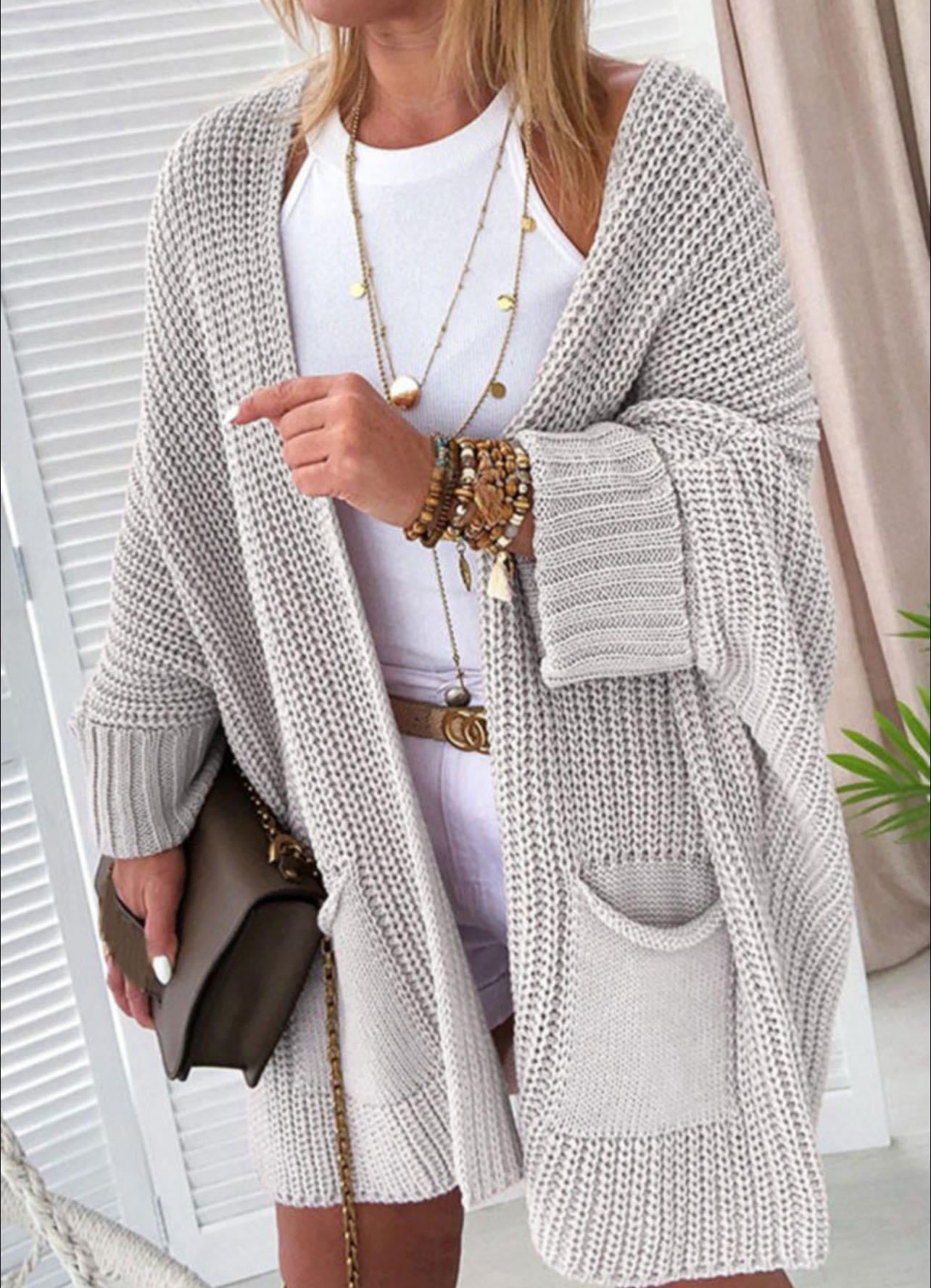 Oversized Knit Cardigan