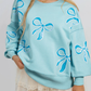 Sequin Bow Pullover