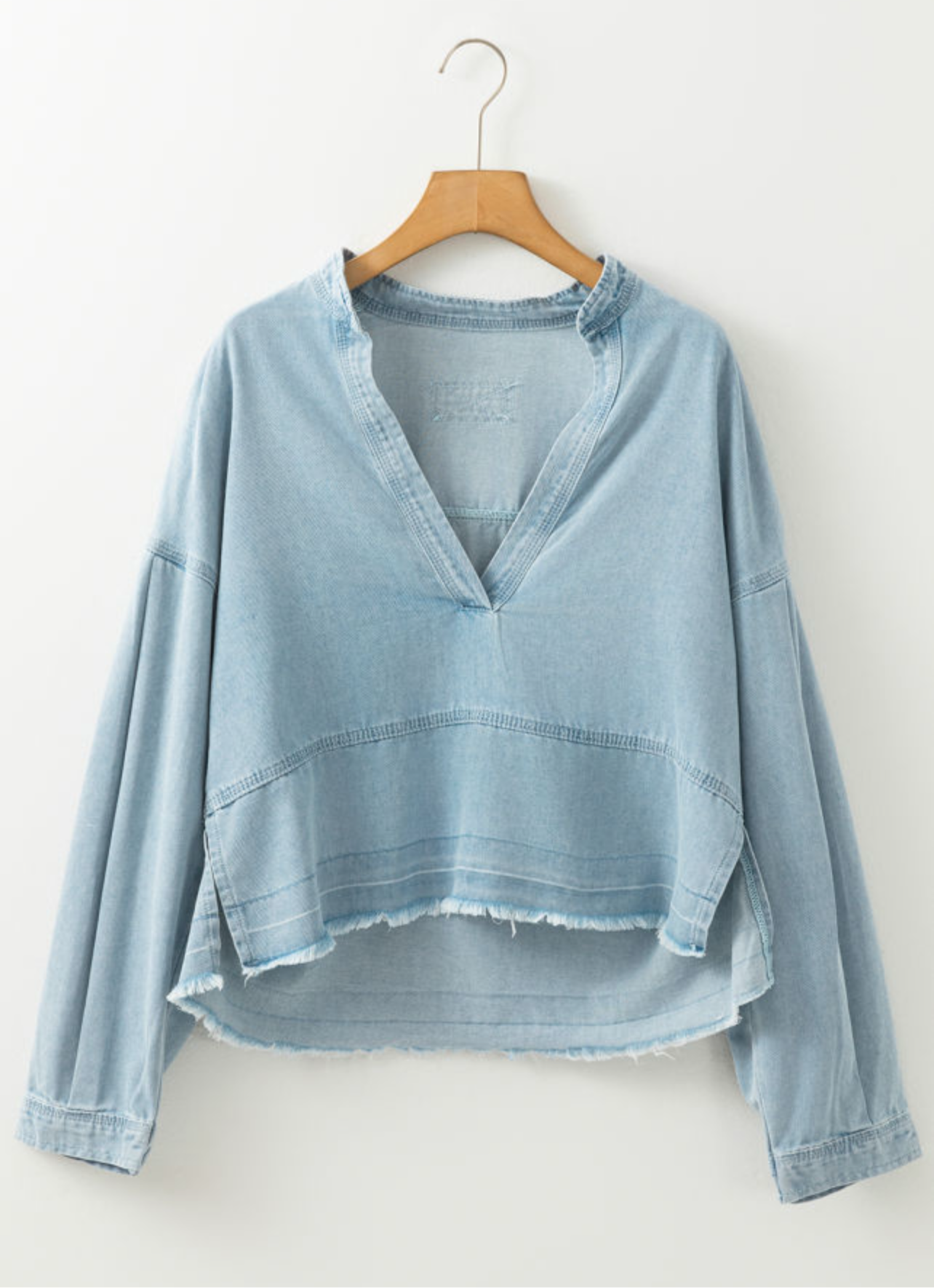 Denim Oversized Top