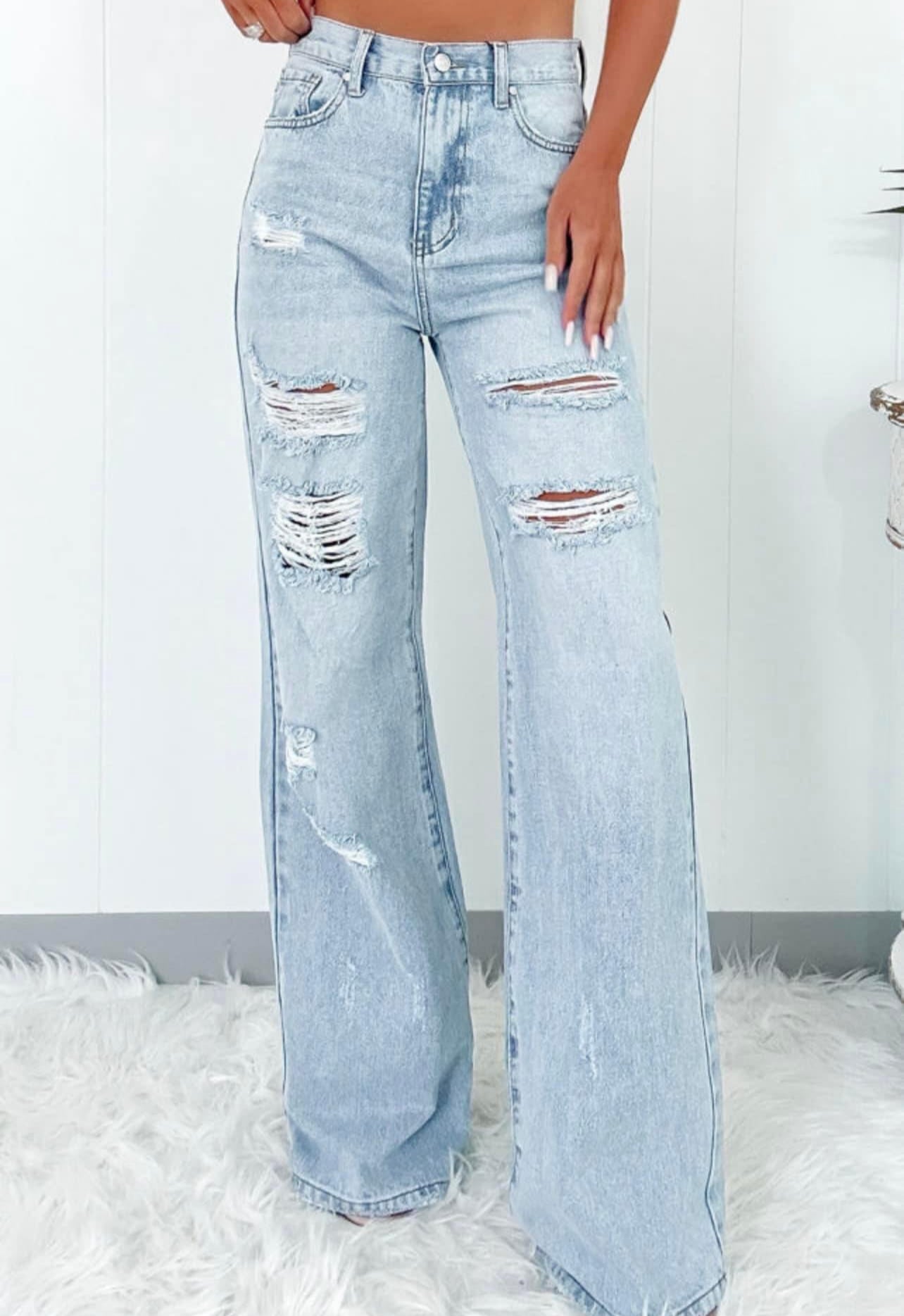 Distressed Jeans